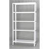 Grima Scaffale in metallo bianco in kit con 5 ripiani, 100x40x186 cm - grima