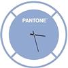 Homemania Pantone by Homemania PWATCH0115024 Orologio Drive, Metallo, Blu/Bianco, 40 x 0.15 x 40 cm