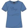 CMP - T-Shirt Elasticizzata in Jersey da Donna, Provenza, 40