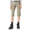 CMP - Pantaloni capri elasticizzati da donna, Corda, 46
