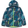 CMP - Giacca sci in twill da bambini con cappuccio removibile, Deep Lake-Titanio, 110