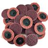 Sungold Abrasives 74903 Disco a cambio rapido tipo R, in tessuto non tessuto medio, 5 cm, marrone (25/scatola)