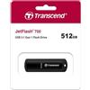 Transcend Memoria USB 512GB JetFlash 700 USB 3.1 Gen 1 - TS512GJF700