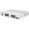 Cisco Business CBS350-16T-E-2G Managed Switch, 16 porte GE, Ext PS, 2x1G SFP, Limited Lifetime Protection (CBS350-16T-E-2G)