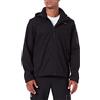 CMP - Giacca in light softshell da uomo con cappuccio removibile, Nero, 60