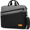 bagasin Borsa a Tracolla per PC, Borsa Messenger per Porta Laptop 17 17,3 Pollici, Custodia per PC Computer Portatile, Valigetta Tessuto Idrorepellente, Imbottita e Leggera