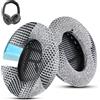 Wzsipod Cuscinetti Auricolari di ricambio in gel QuietComfort 35 / QC35ii, compatibili con la serie Bose QC45 QC35 QC25 QC2 QC15/ Around-Ear 2/AE2 AE2i AE2w/ SoundTrue e SoundLink-Grigio/Nero