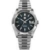 San Martin NC San Martin 40 mm Retro SN059G V2 MOP Business orologi di lusso vetro zaffiro 10 bar acciaio inox orologio meccanico automatico uomo, Colore 2, Bracciale