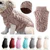 Winmany Maglione invernale a collo alto per cani da compagnia, maglione lavorato a maglia, cappotto invernale per ispessimento e uncinetto, per cani di taglia piccola, media, grande, cucciolo, gatto