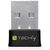 Techly 109252 Mini Adattatore WiFi USB Dual Band MU-Mimo 2dBi 600Mbps Nero