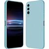 RankOne Custodia per Samsung Galaxy A30s / A50 / A50S (6.4 Inches) Cover Morbida in Silicone TPU - Azzurro