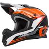 O'NEAL | Casco da motocross | MX Moto | Guscio in ABS, Standard di sicurezza ECE 22.05, Prese d'aria per una ventilazione ottimali | 1SRS Helmet Stream | Adulto | Nero Arancione | Taglia L