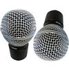 2x Wireless Mic Microphone Head Capsule Replacement Fit For Shure BETA58/58A