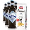 Birra Messina Cristalli Di Sale Da 24 x 33cl + Amica Chips Sale Marino Alfredo's 3 x 150gr - Birre