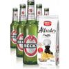 Beck's da 24 x 33cl + Amica Chips Tartufo Alfredo's 3 x 100gr - Birre