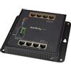 StarTech.com Switch di rete StarTech.com industriale a 8 porte Gigabit PoE - 4 x PoE+ 30W Power Over Ethernet gestito GbE Layer/L2 in metallo temprato Commutatore ad alta potenza IP-30/ -40C +75C [IES81GPOEW]