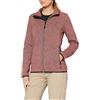 CMP Pile knit tech con zip, Giacca Donna, Red Fluo-Antracite, 54, Red Fluo-Antracite