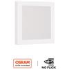 Plafoniera LED Slim Quadrata 20W 2.000lm no Flickering 225x225mm - OSRAM LED Bianco Naturale 4.000K