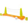 Intex 56508NP - Set Rete Volley Gonfiabile, Vinile, Multicolore, 239x64x91 cm