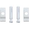 Kit 2 Basi Di Fissaggio per Profilo Sospeso STARLINE - BIANCO