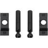 Kit 2 Basi Di Fissaggio per Profilo Sospeso STARLINE - NERO