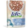 Generico Life Cat Cibo Umido Gatto Bustine 70gr (tonno e pesce bianco)