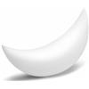 Intex 68693 Mezza Luna Luminosa Con Batterie Ricaricabili 135X43X89 cm