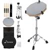 Donner Pad per Allenamento da 12 inch con Supporti per rullante/Zaino/bacchette
