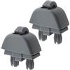 SG Store 2PCS Auto Parasole Clip fermo gancio staffa gancio 6RD857561Y20 1S0857561Y20 4F0857563 Compatibile con A6 A6 QUATTRO A3 A4 A4 QUATTRO S4 S6