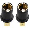 Be In Your Mind 2 PZ Luce Laterale Supporto 170790 per 6V/12V/24V Ba9s 989/233 Lampadina Push-In Lampadina Presa per Auto Moto Scooter Assemblaggi di Illuminazione