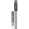 Microplane Grattugia Zester Nero Ideale per Agrumi, Formaggio a Pasta Dura, Zenzero, Cioccolato e Noce Moscata con Lama Fine - Made in USA