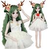 EVA BJD verde Cervi 1/3 BJD Doll Spirito Demon Girl 24inch 60 centimetri 19 sfera snodato bambole giocattolo regalo Baby Doll