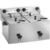 Amitek Friggitrice da Banco Amitek FE88R - 230 V - Capacità 6+6 l