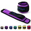 Yes4All Coppia di pesi per polsi e caviglie (0,5 kg + 0,9 kg) con cinghia regolabile, per donne, uomini, per camminare, pilates, palestra, allenamento, fitness