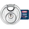 ABUS - 24IB/60 Lucchetto a Disco 60mm in Acciaio Inossidabile Antiruggine con Scheda - Serratura per Furgoni Camion Cantina - ABU24IB60C