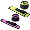 Yes4All Coppia di pesi per polsi e caviglie (0,5 kg + 0,9 kg) con cinghia regolabile, per donne, uomini, per camminare, pilates, palestra, allenamento, fitness