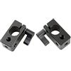 NICEYRIG 2pcs Rail 15mm Rod Clamp con 1/4 Discussione per Canne Rail 15mm Rod Clamp Fotocamera