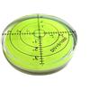 Umei - Livella a bolla orizzontale ad alta precisione, alloggiamento in acrilico, forma rotonda, 60 x 12 mm, per strumenti di misurazione e tribrachi, precisione 0,5 mm, colore: verde