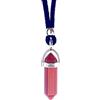 ASTER ALHELÍ Ciondolo da Uomo e da Donna Placcato in Argento con Pietra Energetica Naturale e Zamak - Collana Amuleto di Protezione con Gemme Curative - Ideale per i Regali (Diaspro)
