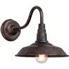 OKUGAIYA IP54 impermeabile esterna Retro lampada da parete in Bronzo antico rurale battuto lanterna muro di ferro della luce E27 Vintage Edison Lighting montaggio Deocrcommunity Fence Terrazza Giardino
