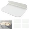 mongtsamz Mensola da Bagno de Pieghevole - Senza Foratura, per Bagno, Camera da Letto, Può Posizionare Router, Vestiti, Piccoli Oggetti, 30 X 20 Cm, 1 Pezzo