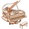 ROKR Puzzle 3D Legno Modellismo da Costruire Adulti Modellini Carillon Pianoforte Magico Modello Meccanico Set di Costruzione Artigianato per Adulti Regali Natale 223pcs, Magic Piano