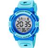 BEN NEVIS Orologio da Polso Orologi Sport per Bambini Digitale Multifunzione Impermeabile LED Luce Allarme Calendario Data con Cinturino in Silicone Blu