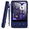 AGPTEK 32GB Lettore MP3 Bluetooth 5.3 con Clip, 2,4 Schermo Lettore Sportivo Portatile, Lettore Musicale Lossless, Altoparlante, Radio FM, Video, Esterno Fino a 128GB, Blu