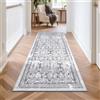 Enyhom Tappeto Cucina Lavabile in Lavatrice 50 x 150 cm, Vintage Tappeto Corridoio Morbido Passatoia Cucina Antiscivolo Boemia Tappeti Runner per Corridoio, Ingresso, Sala