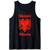 Republic Of Albania Clothes Shqiperi Albanian Double Headed Eagle Shirt Flag Of Albania Canotta