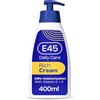 E45 Crema idratante nutriente ad assorbimento rapido 24 ore su 24, 400 ml (la confezione può variare)