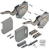 vasalat Blum Aventos Tip On - Memoria 220-500, con piastra di montaggio, colore: Grigio chiaro