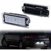 POPMOTORZ LED Luci Targa, 2 Pezzi Luce Targa a LED 2835 SMD con Canbus Sesign Senza Errori Bianco per Renault Vel Satis Clio 3 Clio 4 Espace 4 Laguna 3 Laguna 2 Phase 2 Master 2 Megane 2 Megane 3