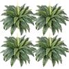 SOMYTING 4 Pezzi di Piante Artificiali Farne 58cm Grandi - Piante in Plastica Resistente ai Raggi UV per Piscina Esterna, Giardino, Decorazione di Piazza - Piante Finte Boston per Esterni
